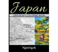 Planet Earth Japan Grayscale Coloring Book (Tascabile)