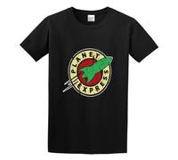 Planet Express Men Anime Hipster Mens T-Shirt Short Sleeve Black 3XL