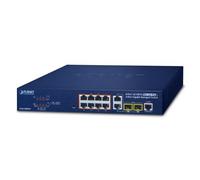PLANET FGSD-1008HPS switch di rete Gestito Fast Ethernet [10/100] Supporto Power