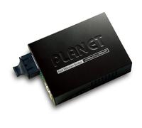 Planet FT802 convertitore multimediale di rete 100 Mbit/s 1310 nm Modalità multipla Nero