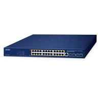 PLANET GS-4210-24UP4X switch di rete Gestito L2/L4 Gigabit Ethernet (10/100/1000) Supporto Power over (PoE) Blu [GS-4210-24UP4X]