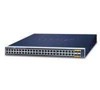 Planet 48 porte 10/100/1000T 802.3at PoE + 4 porte 100/1000BASE-X SFP gestito / 440W
