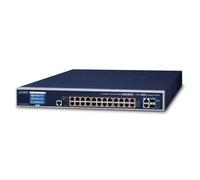 PLANET GS-6320-24UP2T2XV switch di rete Gestito L3 Gigabit Ethernet (10/100/1000) Supporto Power over Ethernet (PoE) 1.25U Blu