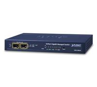 Planet Switch di rete gestito GSD-1002M – 8 porte 10/100/1000, 2x SFP, L2/L4