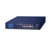 PLANET GSD-1222VHP SWITCH LCD 10P GIGABIT 8 PoE+ 120W & 2 SFP