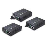 Planet GT-806A40 Convertitore in fibra ottica Ethernet Gigabit 2000 Mbit/s Nero