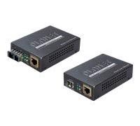 PLANET GTP-805A 802.3af 1000Base-X a 10/100/1000Base-T PoE Media Converter (mini-GBIC, SFP)