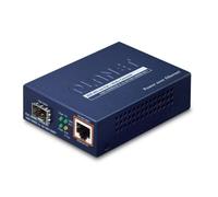 PLANET GTP-805A convertitore multimediale di rete 1000 Mbit/s Blu (MCon Gb PoE+