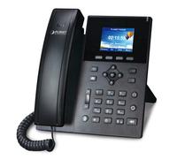 PLANET High Definition Color POE telefono IP Nero 6 linee LCD