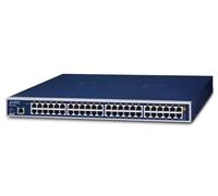 PLANET HPOE2400G switch di rete Gestito Gigabit Ethernet (10/100/1000) Supporto Power over (PoE) 1U Blu [HPOE-2400G]
