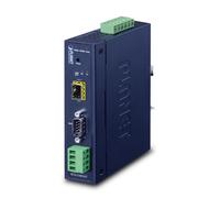 Planet IP30 Industrial 1 porta RS232/RS422/RS485 Serial, W125698351 (RS232/RS422/RS485 Serial Device Server (1 x 100BASE-FX SFP Slot, -40~75 Degrees C, dual 9~48V DC, Web)