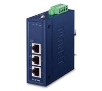 Planet IECJ-300 Industrial 3-Port EtherCAT Junction Slave (-40~75 degrees C, dual 9~48V DC, 1 x 100TX RJ45 IN, 2 x 100TX RJ45 OUT, BECKHOFF EtherCAT conformance test tool verified)