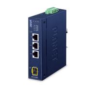 Planet IECJ-410FT Industrial 3-Port RJ45 + 1-Port SFP EtherCAT Junction Slave (-40~75 degrees C, dual 9~48V DC, 1 x 100TX RJ45 IN, 2 x 100TX RJ45 OUT, 1 x 100FX SFP OUT, BECKHOFF EtherCAT conformance