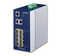 PLANET IGS-10080MFT switch di rete Gestito Gigabit Ethernet [10/100/1000] Blu, B