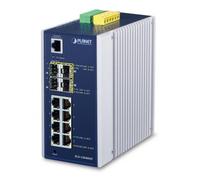 PLANET IGS-12040MT switch di rete Gestito L2+ Gigabit Ethernet (10/100/1000) Blu, Bianco [IGS-12040MT]