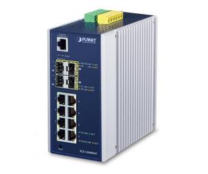 PLANET IGS-12040MT switch di rete Gestito L2+ Gigabit Ethernet [10/100/1000] Blu