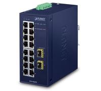 PLANET IGS-1820TF switch di rete Non gestito L2 Gigabit Ethernet (10/100/1000) Blu
