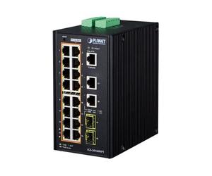 Planet IGS-20160HPT Switch L3 managed 16 x/1000 PoE++ 2+ 2 Switch di rete WLAN