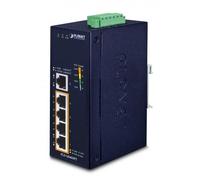 PLANET IGS-504HPT switch di rete Non gestito L2 Gigabit Ethernet [10/100/1000] Supporto Power over [PoE] Blu (IP30 5-Port Switch - with 4-Port 802.3AT POE+ [-40 to 75 C] Warranty: 60M) [IGS-504HPT]