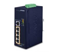 PLANET IGS-504HPT switch di rete Non gestito L2 Gigabit Ethernet [10/100/1000] Supporto Power over [PoE] Blu (IP30 5-Port Switch - with 4-Port 802.3AT POE+ [-40 to 75 C] Warranty: 60M) [IGS-504HPT]