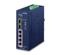 PLANET IGS-624HPT switch di rete Non gestito Gigabit Ethernet (10/100/1000) Supporto Power over Ethernet (PoE) Blu