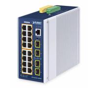 PLANET IGS-6325-16P4S switch di rete Gestito L3 Gigabit Ethernet (10/100/1000) Supporto Power over (PoE) Alluminio, Blu [IGS-6325-16P4S]