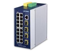 PLANET IGS-6325-16T4S switch di rete Gestito L3 Gigabit Ethernet (10/100/1000) Blu, Grigio [IGS-6325-16T4S]