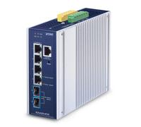 PLANET IP30 Industrial L3 4-Port Managed 2.5G Ethernet (100/1000/2500) Aluminium - Blau (IGS-6325-4T2X)