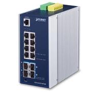 PLANET IGS-6325-8T4X switch di rete Gestito L3 Gigabit Ethernet [10/100/1000] Blu, Grigio (PLANET Industrial 8-Port 1000T + 4-) [IGS-6325-8T4X]