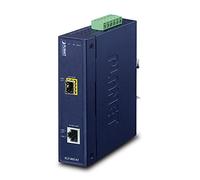 PLANET IGT-805AT convertitore multimediale di rete 1000 Mbit/s Blu (IP30 Industrial 10/100/1000T - to 100/1000X SFP Gigabit Med NEW