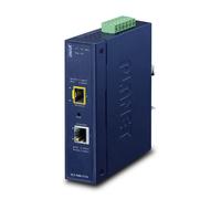 PLANET Industrial 1-Port convertitore multimediale di rete Interno Blu (Industrial - 10/100/1000T + 100/1000/2500X SFP Managed Media Converter Warranty: 36M) [IGT-900-1T1S]