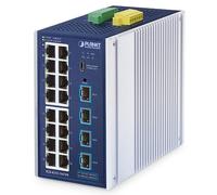 PLANET IGS-4215-16T4X switch di rete Gestito L2/L4 Gigabit Ethernet (10/100/1000) Alluminio, Blu [IGS-4215-16T4X]