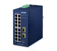 Planet Industrial Managed Switch IGS-4215-16T2S-U Switch di rete 1 Gbps 16-port
