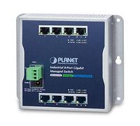 PLANET Switch di rete gestito WGS-4215-8T 8 porte Gigabit 10/100/1000T montaggio a parete -40–75°C