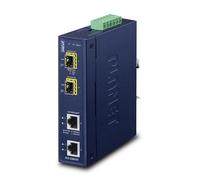 PLANET IP30, 2 X GE to 2 porte SFP Media Converter IGT-2205AT