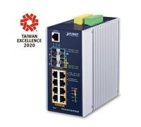 PLANET IP30 DIN-rail Industrial L3 8P Gestito Gigabit Ethernet [10/100/1000] All