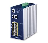 Planet IP30 Industrial 8 x 100/1000F SFP + 2 x 10/100/1000T Full, IGS-10080MFT (SFP + 2 interruttori Ethernet 10/100/1000T Full Managed Ethernet (da -40 a 75 Gradi C), 1588)