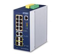 PLANET IP30 Industrial L2+/L4 8-Port Gestito L2+ Gigabit Ethernet [10/100/1000]