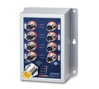 PLANET IP50 Ind 8-P 10/100TX M12 Non gestito Supporto Power over Ethernet [PoE]