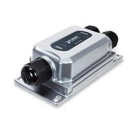 PLANET - Ipoe-e302 Moltiplicatore Di Rete Trasmettitore Di Rete 10,100,1000 Mbit / s Nero, Grigio (ip67-rated Industrial 1-port - 802.3bt Poe++ To 2-p - SPEDIZIONE GRATUITA