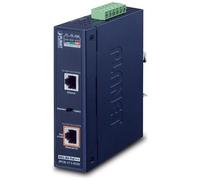 PLANET IPOE-171-95W switch di rete Gigabit Ethernet [10/100/1000] Supporto Power over [PoE] Blu (IP30, Industrial Single-Port - 10/100/1000Mbps 802.3bt Ultra PoE Injector [95 Watts, PoH, Legacy mode s