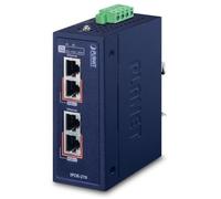 PLANET IPOE-270 switch di rete Supporto Power over Ethernet (PoE) Blu