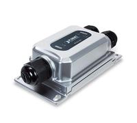 PLANET - Ipoe-e302 Moltiplicatore Di Rete Trasmettitore Di Rete 10,100,1000 Mbit / s Nero, Grigio (ip67-rated Industrial 1-port - 802.3bt Poe++ To 2-p - SPEDIZIONE GRATUITA