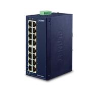 PLANET ISW-1600T switch di rete Non gestito Fast Ethernet (10/100) Blu
