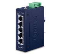Planet switch di rete ISW-500T Non gestito Fast Ethernet 10/100 5 porte IP30 Blu