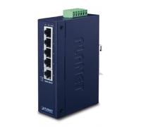 PLANET ISW-501T switch di rete Non gestito L2 Fast Ethernet [10/100] Blu (IP30 S