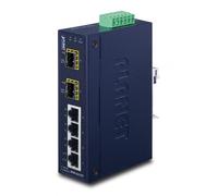 PLANET - ISW-621TF, IEEE 802.3, IEEE 802.3u, IEEE 802.3x, No gestito, L2, Fast Ethernet (10/100) , Nero, -40 - 75 °C - SPEDIZIONE GRATUITA