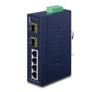 PLANET - ISW-621TF, IEEE 802.3, IEEE 802.3u, IEEE 802.3x, No gestito, L2, Fast Ethernet (10/100) , Nero, -40 - 75 °C - SPEDIZIONE GRATUITA