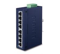 PLANET ISW-801T switch di rete Non gestito L2 Fast Ethernet [10/100] Blu (IP30 S