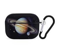 Planet Jupiter - Custodia protettiva per AirPods Pro con anello portachiavi, custodia protettiva rigida in policarbonato per AirPods Pro di seconda generazione, per donne e uomini, facile da aprire